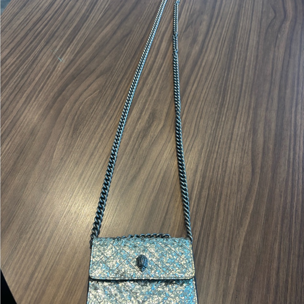 Kurt Geiger Metallic Quilted Mini Bag